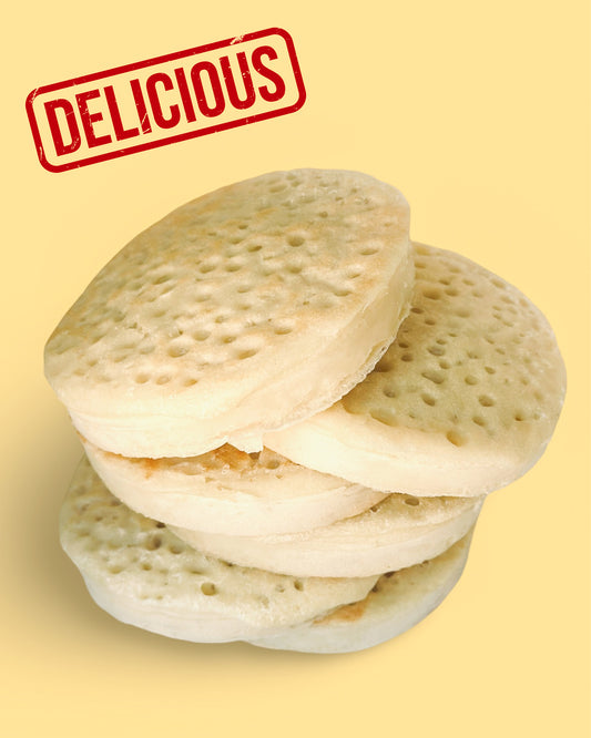 Six Certified Delicious Crumpets